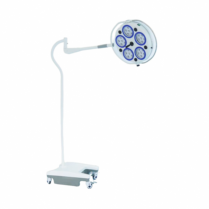 Mobilní 5-otvorová LED bezstínová operační lampa Mobilní 5-otvorová LED bezstínová operační lampa